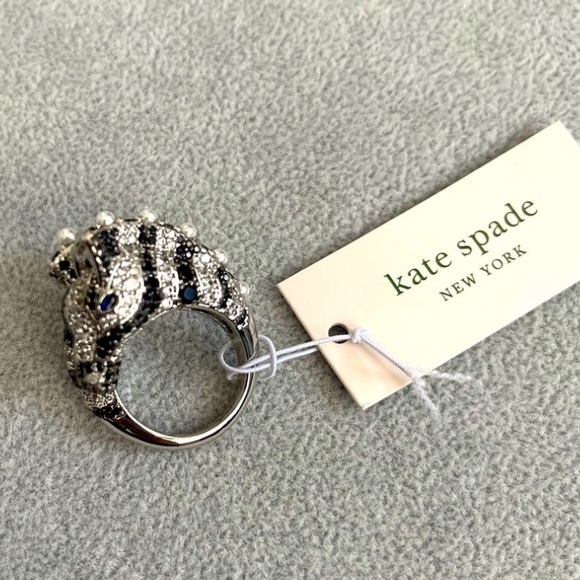 Kate spade Boutique zebra ring size 7 - Picture 10 of 12